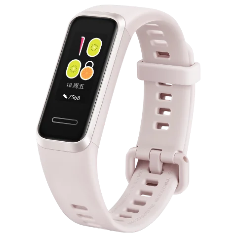 Huawei Band 4 смарт-браслет несколько языков трекер Смарт-часы монитор сердечного ритма Здоровье новые часы лица USB разъем зарядка - Цвет: Розовый