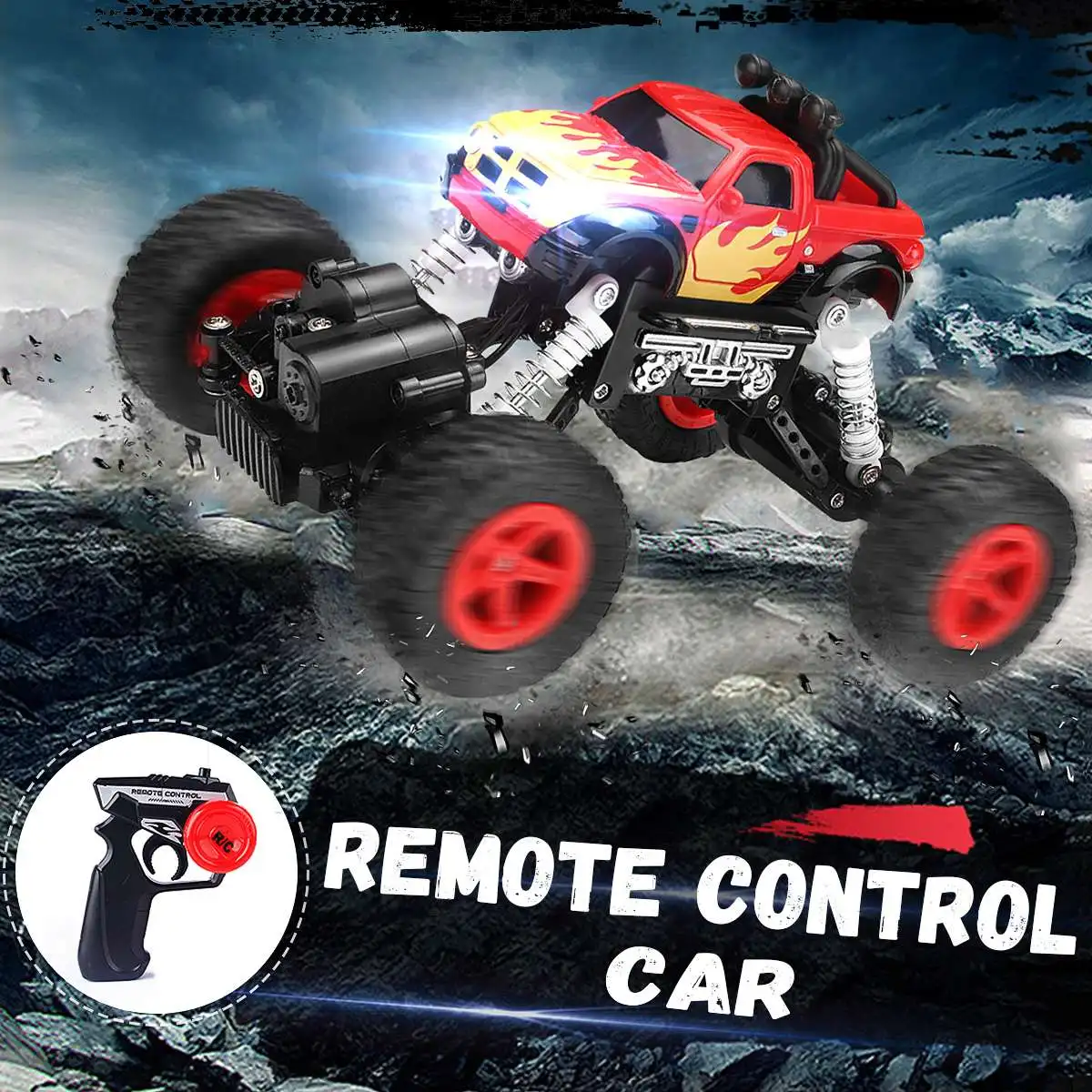 1/22 2,4 г Рок Гусеничный RC автомобиль 4WD 10 км/ч дистанционное управление машинки на р/у Дрифт внедорожный автомобиль игрушка для детей мальчиков подарки малыш