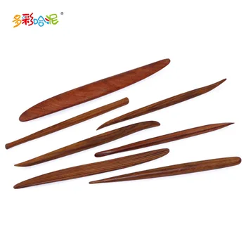 

7Pcs/Set Cuibourtia SPP High Quality Texture Clay Tools Baking Fimo Polymer DIY Art Manual Handmade Oven Bake Purple Artist