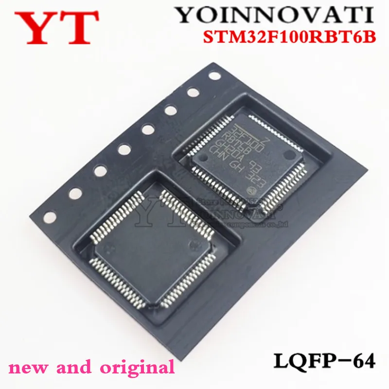 5 шт. STM32F100RBT6B 32F100 RBT6B LQFP-64 и