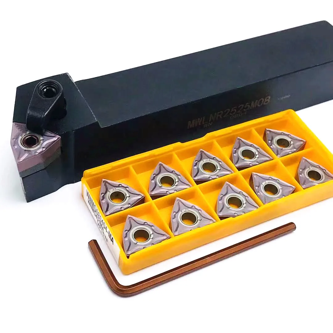 MWLNR1616H08 MWLNR2020K08 MWLNR2525M08 composite 95-degree tool holder +10PCS WNMG080408 cemented carbide tool