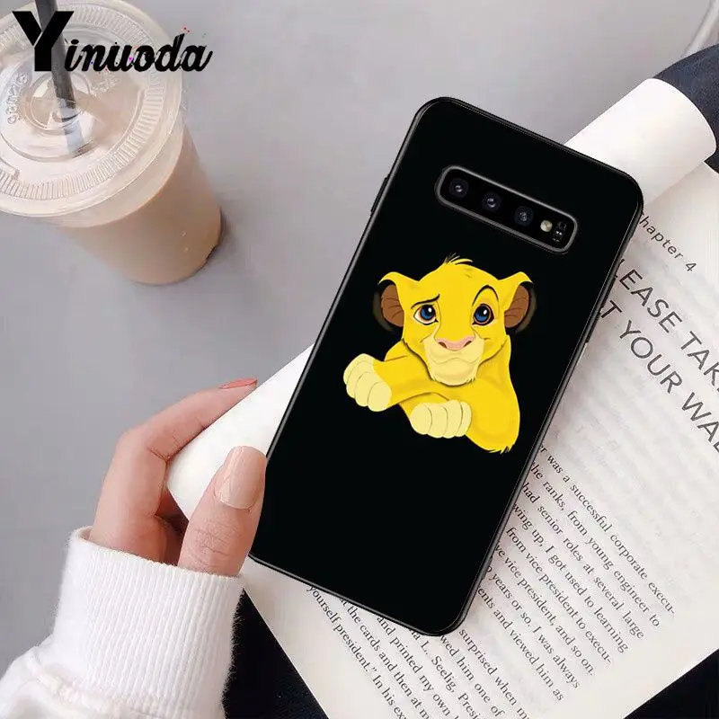 Yinuoda Simba the lion king персонализированный Чехол для телефона с принтом для GALAXY s10 s6 edge plus s7 edge s8 plus s9 plus - Цвет: A2