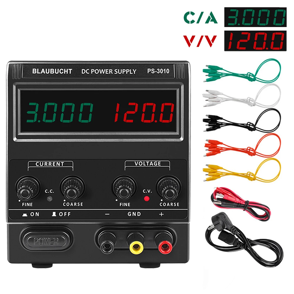 

30V 60V 80V 120V Power-Supply Adjustable Laboratory DC Bench Power Source Digital Voltage Stabilizer 110V/220V