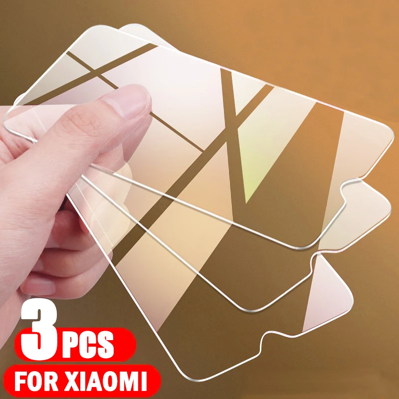 Защитное стекло для Xiaomi Mi Poco F3 X3 Pro NFC Redmi Note 10 10S 9 9S 8 8T 7 6 5 9A 9C 8A 7A 3 шт. | Мобильные