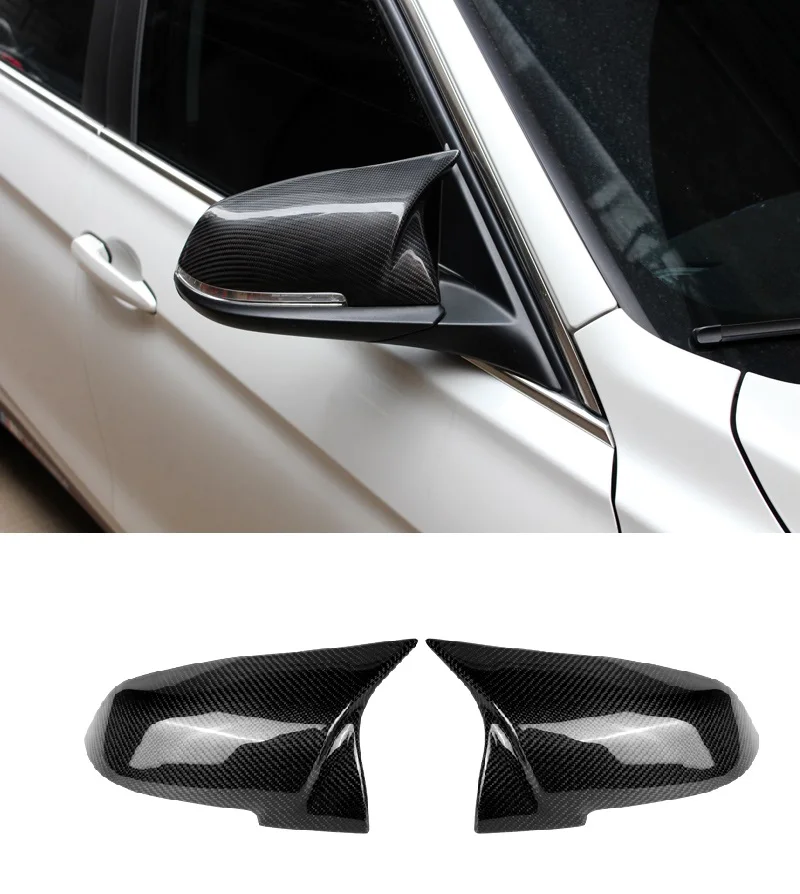 

2PCS Carbon Fiber Side Mirror Cover Fit For BMW F20 F22 F30 F31 F32 F33 F34 F35 F36 2013-2018