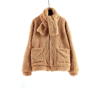 

NiceMix trench coat Faux Fur Coat Women 2019 Autumn Winter Warm Soft Zipper Fur Jacket Female Plush Overcoat Casual Outerwear Wh
