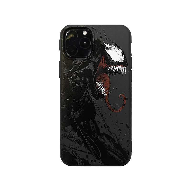 Милый Venom узор чехол для телефона для samsung Примечание 10 8 9 плюс S10 S10E S9 S8 S7 край A30 A50 A70 A80 A5 A8 A9 Мягкий силиконовый чехол с рисунком из мультфильма крышка - Цвет: WY23