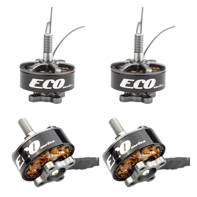 4 шт. EMAX ECO 2207 2400KV двигатель для FPV RACER Квадрокоптер RC Дрон самолет|Запасные части| |
