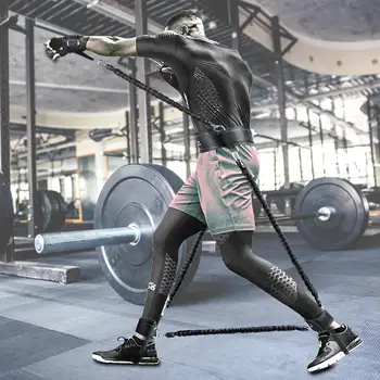 

Leg Waist Resistance Bands Exercise Training Expander Durable Elastic Bands for Fitness Black/Yellow/Green/Blue 270x220x110mm