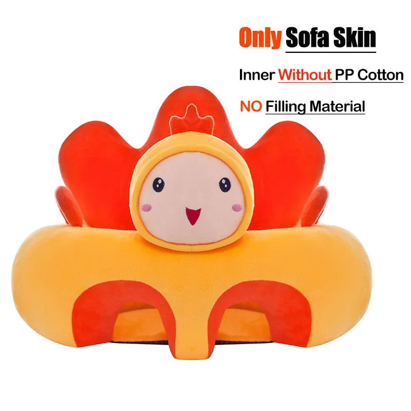 

Creative Cartoon Baby Sofa Cover Without Cotton Learning to Sit Seat Feeding Chair Case Kids Sofa Skin for Infant Baby Seat Sofa