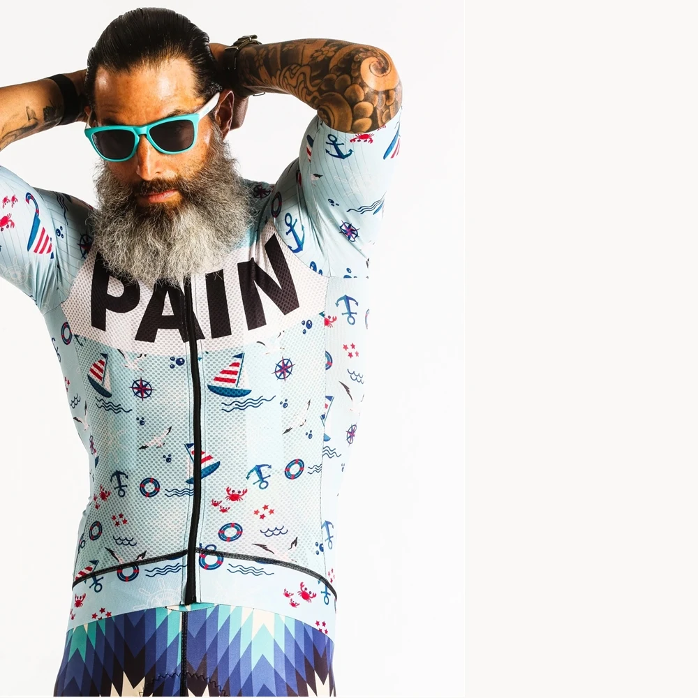 2020 Love The Pain Cycling Jersey Man Summer Bike Clothing