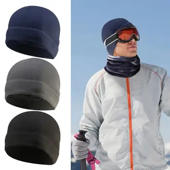 

Winter Warm Fleece Cap Running Hat Thermal Soft Sports Snowboard Hiking Hunting Cycling Snow Windproof Skiing Men Women