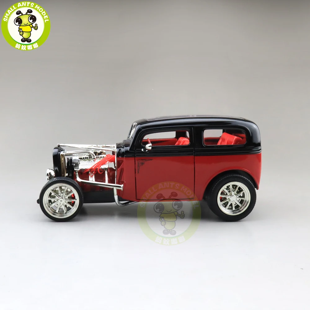 1/18 1931 Ford Модель на заказ седан дорога Подпись литая модель автомобиля игрушки для мальчиков и девочек подарок