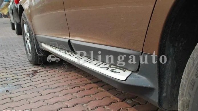 Боковой Шаг подходит для V olvo XC60 2009-2012 2 шт. Левая Правая Беговая доска боковые шаги nerf бар автомобиля педаль боковые лестницы