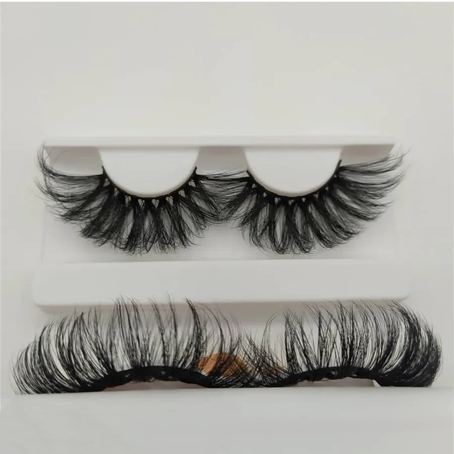 1 Pair Fluffy Lashes 25mm 3d Mink Long Thick Natural False Eyelashes Wholesale Vendors Makeup | Красота и здоровье