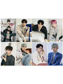 

New 15Pcs/Set KPOP N.Flying 7th Album Oh Really Photo Card PVC Cards Crystal Card Sticker Self Made LOMO Card Photocard