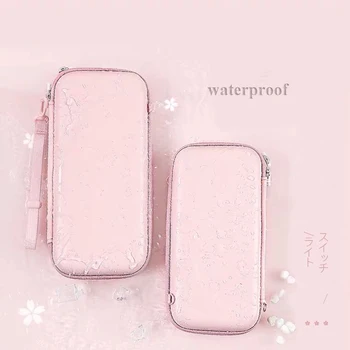 

2020 Pink Sakura portable Storage Bag Travel Carrying Case for Nintendo Switch game Accessories