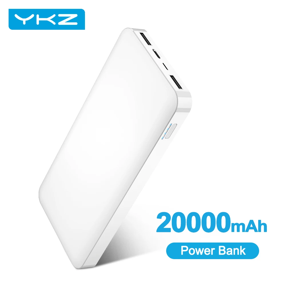 Внешний аккумулятор YKZ с разъемом Type-C 20000 мАч внешний мобильный телефон