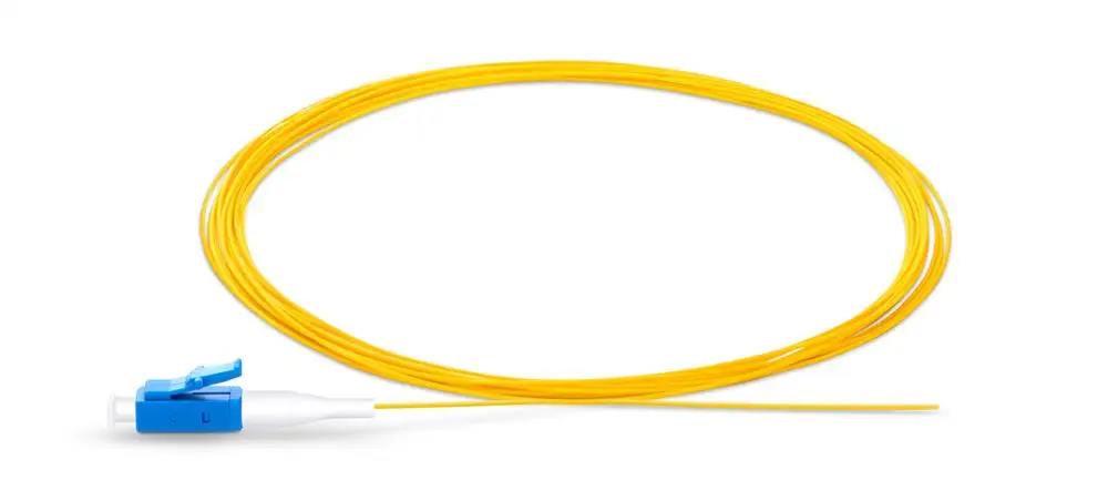 1m LC UPC LC APC Pigtail Simplex 9 125 Single Mode FTTH Cable LC UPC LC 4