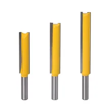 3pcs 8mm Shank Set Router Bit DIY Woodworking Milling Cutter With Bearing Flush Trim Bit for Trimming Milling Machinery Parts
