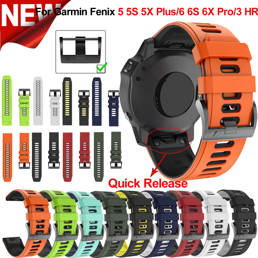 Ремешок JKER для смарт-часов 22 26 мм ремешок Garmin Fenix 6 6X 6S 5X 5 5S 3 3HR Forerunner 935 945