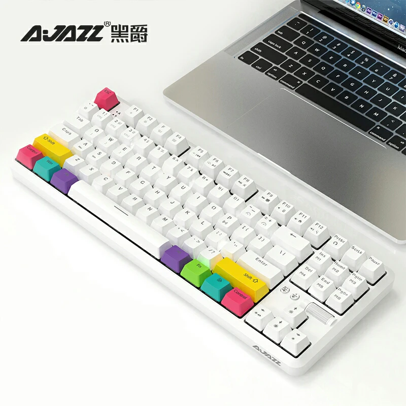 Клавиатура Ajazz K870t Механическая игровая беспроводная клавиатура с поддержкой