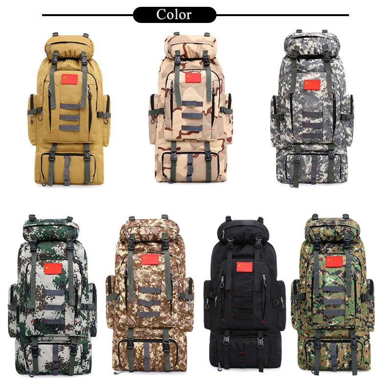 80L большой емкости мужские армейские тактические рюкзаки военные штурмовые сумки для путешествий на открытом воздухе Molle пакет для треккинга кемпинга спортивная сумка