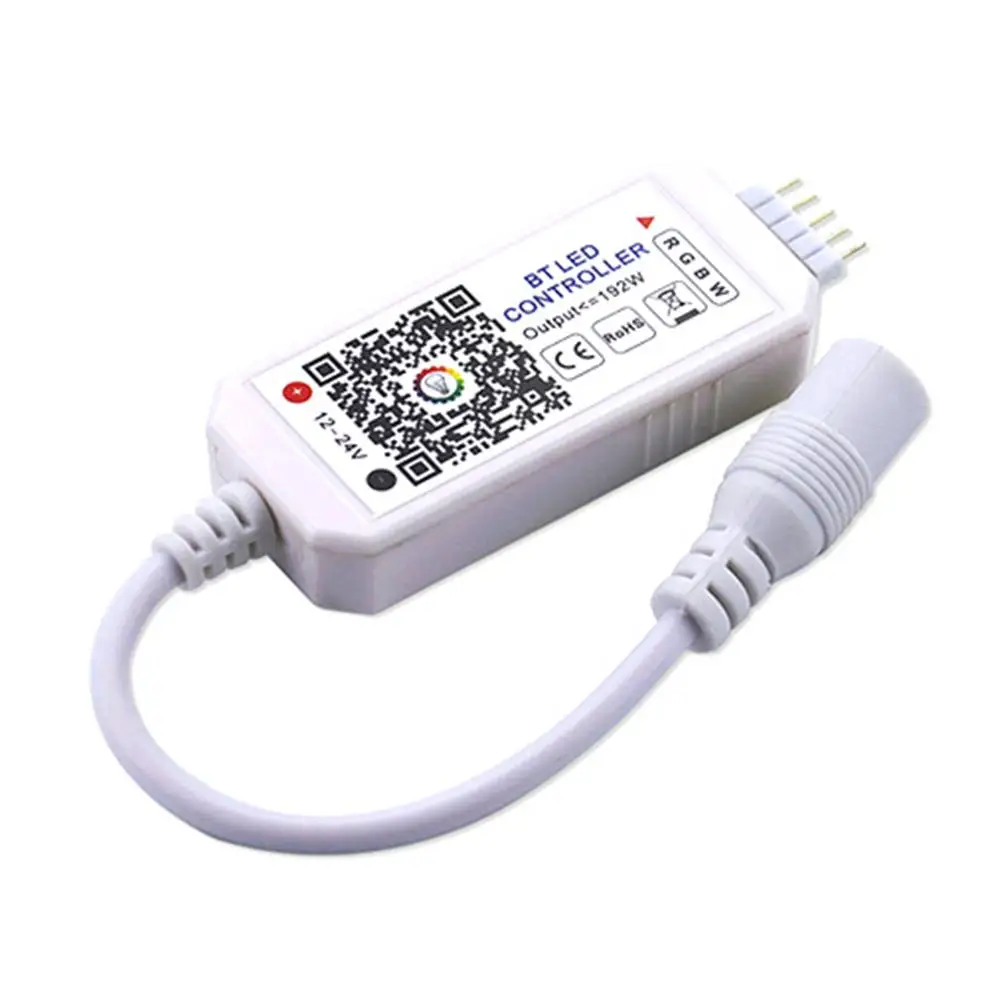 Bluetooth RGBW/RGB контроллер для светодиодный полосы света, Android и iOS бесплатное приложение Bluetooth светодиодный регулятор линейного светильника
