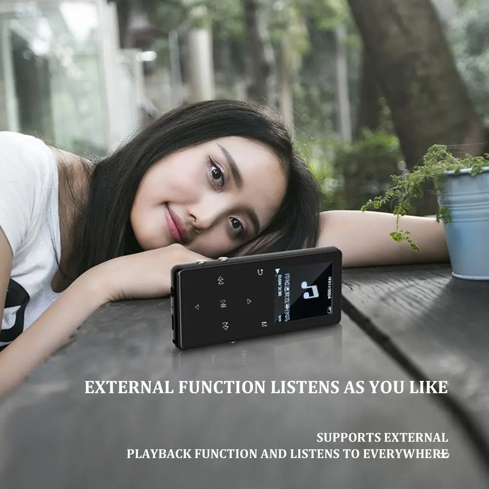 Роскошный Металлический MP4 плеер Bluetooth плеер портативный тонкий MP3 MP4 медиа 1,8 дюймов 8 ГБ/16 Гб музыкальный плеер подарок FM Hi-Fi Walkman