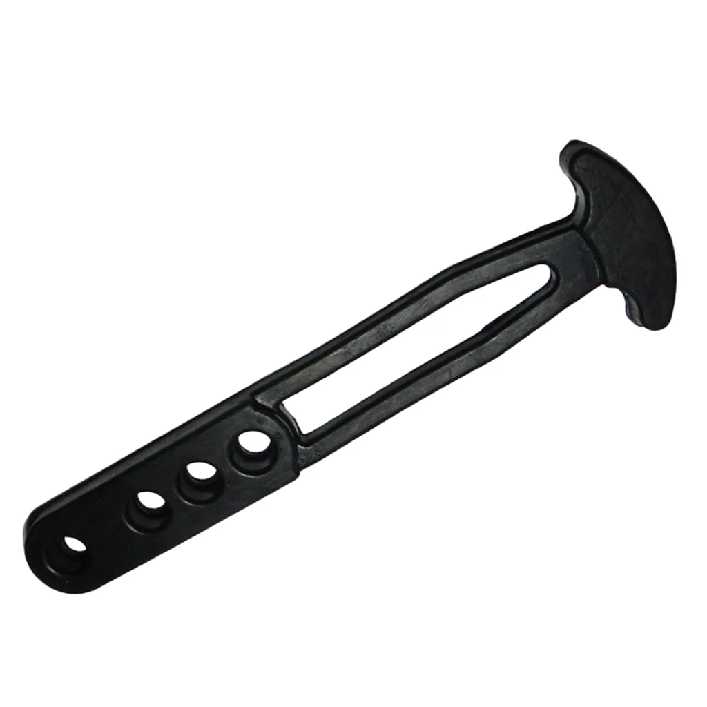 Marine Boat Sport Boarding Ladder Retaining Strap Rubber Latch Band Universal - 4 Holes - Black