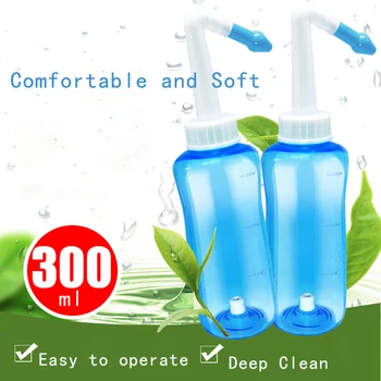

Adults Children Nasal Wash Cleaner Sinusite Nose Protector Cleans Moistens Child Adult Avoid Allergic Rhinitis Neti Pot 300ML