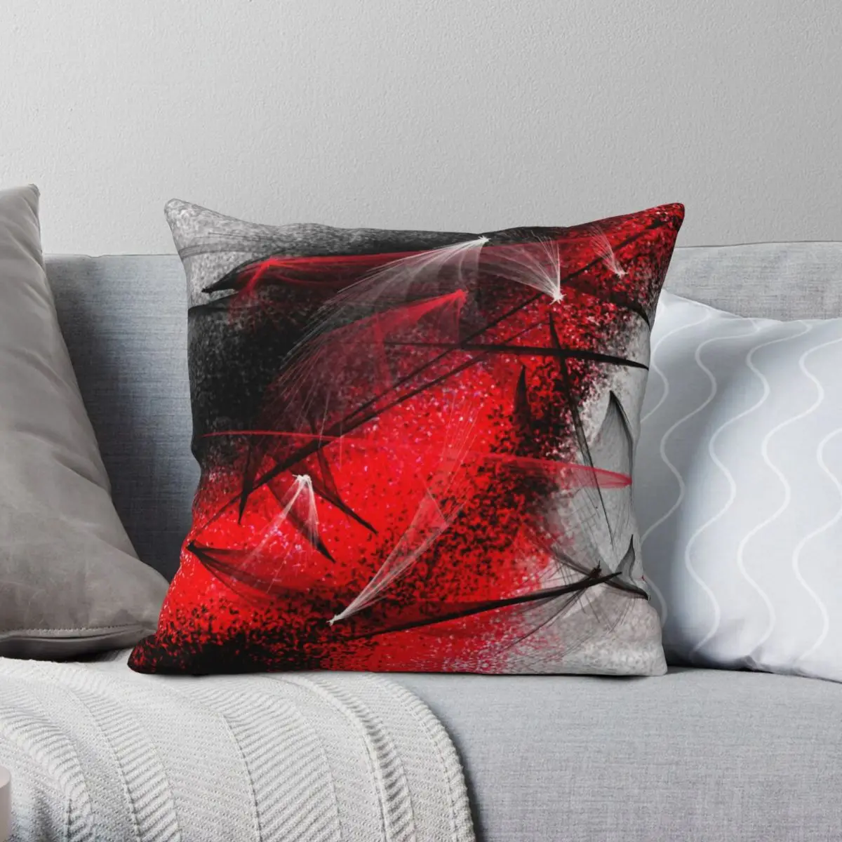 

Under The Spotlight Abstract Digital Pillowcase Polyester Linen Velvet Pattern Zip Decor Throw Pillow Case Car Cushion Cover
