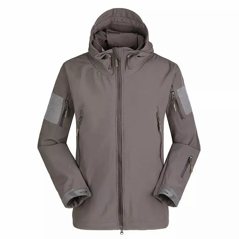 

Soft Shell Jacket Shark Skin Fleece Outdoor Jackets Men Windproof Waterproof Warm Camouflage Outerwear