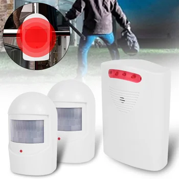 

Wireless Home Security Motion Detector Alarm PIR MP Alert Infrared Sensor Anti-theft Motion Detector Alarm System Siren
