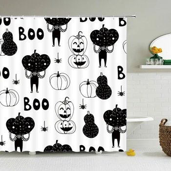 

Waterproof Polyester Fabric Shower Curtain With Hooks Cartoon Bath Curtain Child Home Decoration Boy Bathroom Curtains 180*200