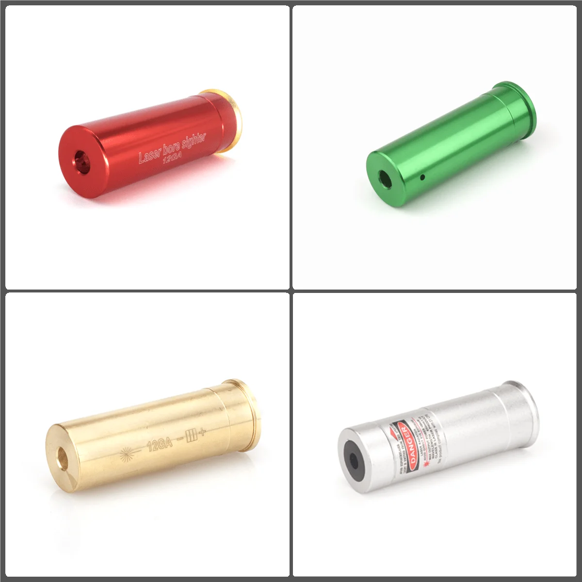 Tactical 12GA Gauge Bore Sight Red Laser Dot Boresighter