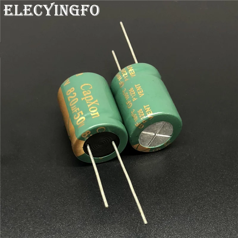 5 шт/20 шт. 820 мкФ 50V820uf CAPXON GF серии 16x20 мм низкая Impecance 50V820uF Алюминий