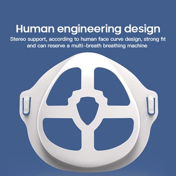 

Breathable Face Cover Bracket Protection Breathing Space Increase Nose Protection 3D Mask Bracket Helps To Breathe Smoothly