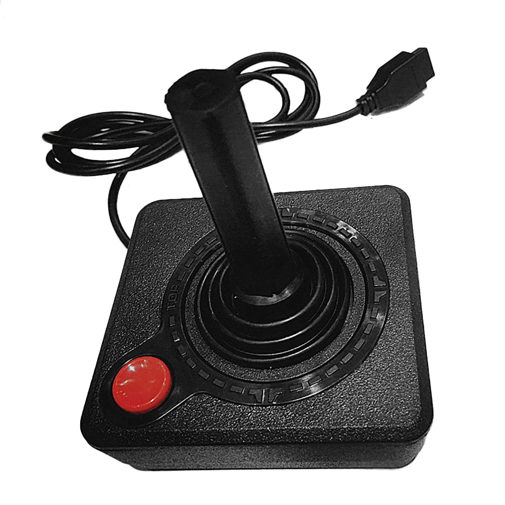 Retro Classic Upgraded 1.5M Controller Gamepad Joystick For Atari 2600 Game Rocker With 4-Way Lever And Single Action Button