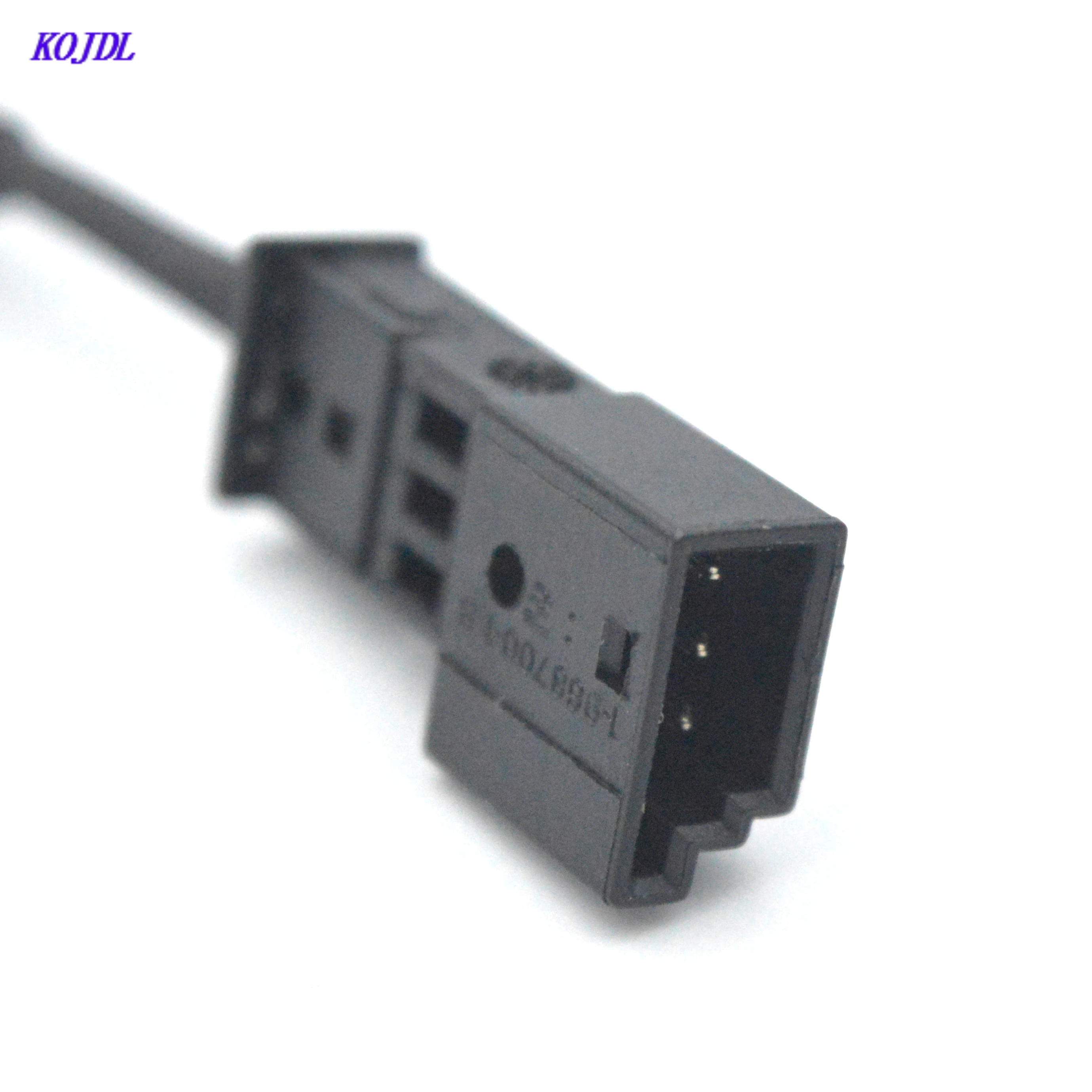 자동차 Aux 케이블 어댑터 3.5mm 3 핀 암 잭 AUX 커넥터, BMW E39 E46 E53 X5 Series3 M3 키트용 라디오 오디오 케이블 슈트, 1 세트