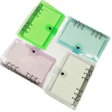 A7 a6 a5 folha solta transparente, amarrador de caderno, cobertura interna, note, livro, planejador, material de papelaria de escritório