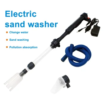 

Aquarium Electric Fish Tank Vacuum Cleaner Fish Tank Sand Washer Vacuum Gravel Water Changer Siphon Filter Cleaner