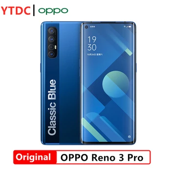 

Original Oppo Reno 3 Pro 5G Smart Phone Snapdragon 765G Octa Core 8G 12G RAM 128G 256G ROM VOOC 4.0 6.5" Screen Fingerprint