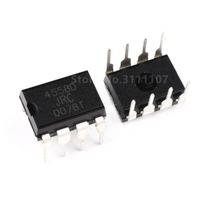 10PCS JRC4558 4558 4558D JRC4558D DIP8 Integrate IC Chip
