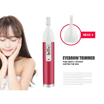 

4in 1 Portable Hair Eyebrow Ear Nose Beard Cliper Set Rechargeable Electric Shaver Kit Blades Shaver For Makeup Cosmetic Kit Set