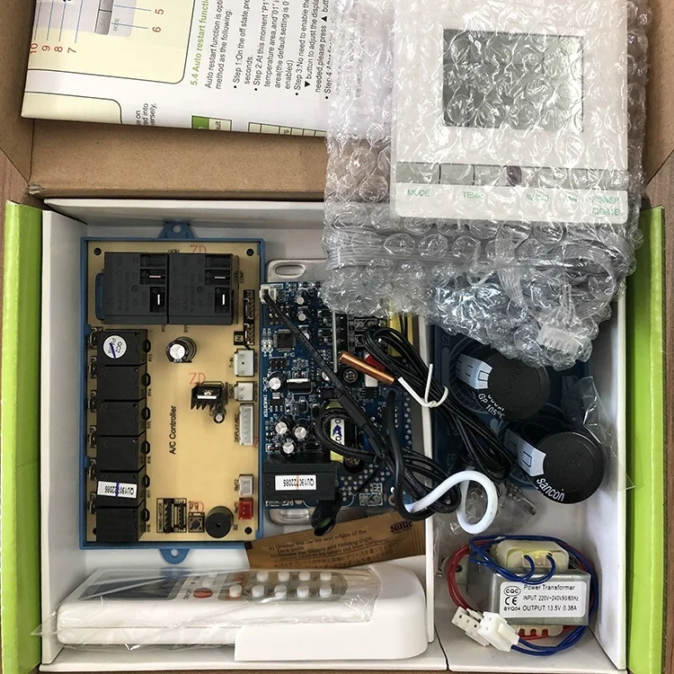 Universal Floor Standing D C A C Inverter Control System QUNDA QD81B Air Condintion Remote Control Board Cabinet 18000 24000BTU