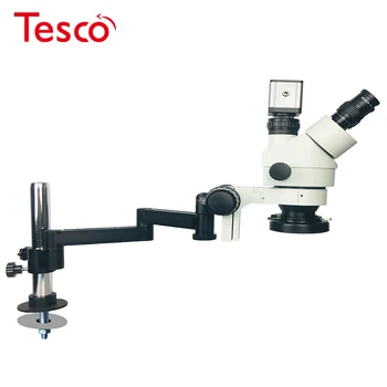 

38MP HD 3.5-90X Universal Rotatable Arm Stand Trinocular Stereo Soldering Microscope HDMI USB TF Camera LED Light Phone Repair