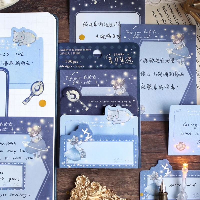 Dimi 100Sheets 4 Kinds Pattern Memo Pads Note Paper To Do List Check List Daily Planner Message Notepad Kawaii School Stationery