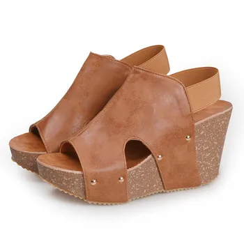 

Women wedge shoes Summer Ankle Strap Platform Wedge Sandals Thick Gladiator Sandals Shoes sandalias femeninas rasas#g30