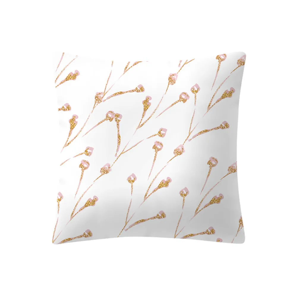 4 шт. розовый золотой розовый чехол квадратная домашняя наволочка рождественские украшения для дома диванная наволочка Coussin Decoratif C1113